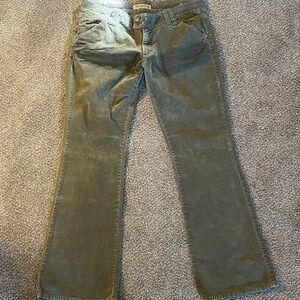 American Eagle Outfitters Olive Flare Jeans